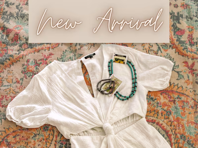 Cover image for New Arrival Poster minimal style