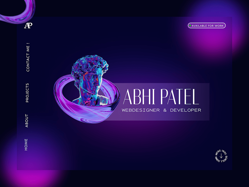 Cover image for Personal Portfolio Landing page