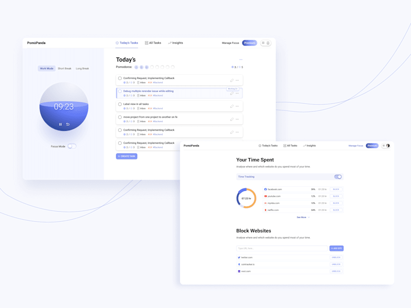 Cover image for Focus based productivity tool