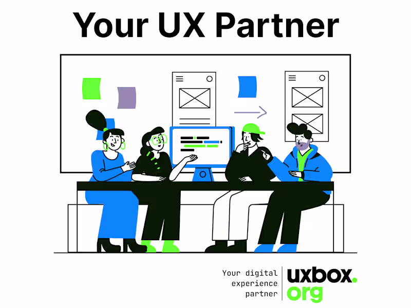 Cover image for Your UX Partner - Analyze, improve & iterate 