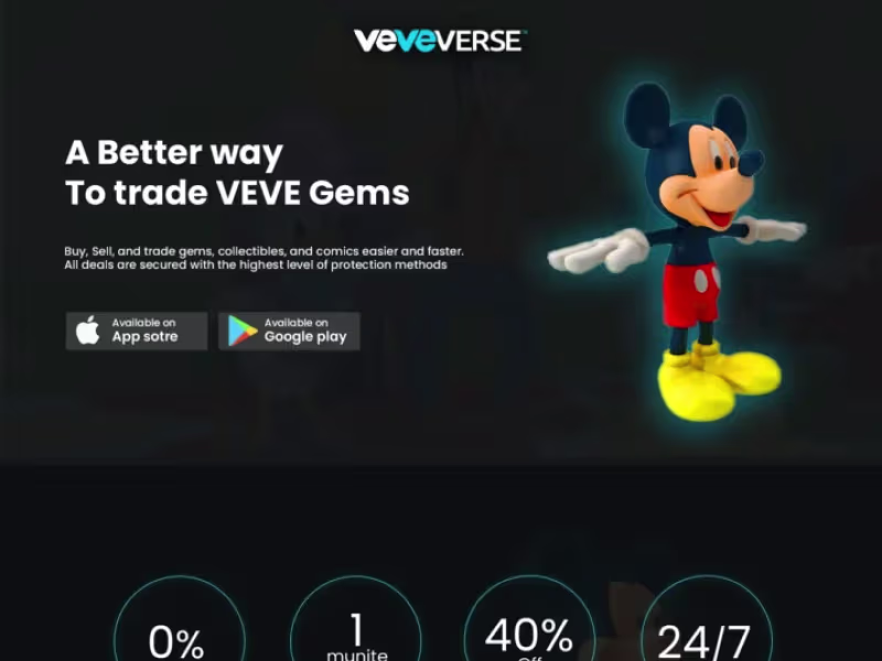 Cover image for Website design Vevoverse