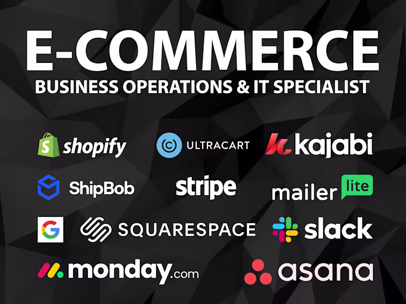 Cover image for E-Commerce Operations Manager