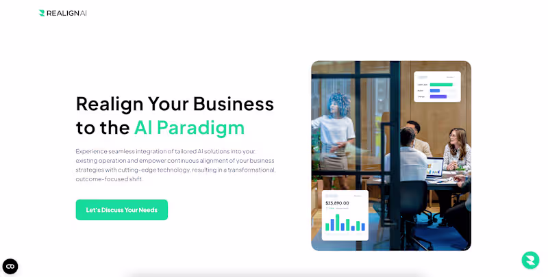 Cover image for Realign AI - Landing Page