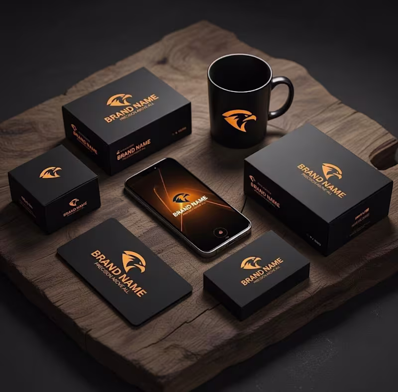 Cover image for A powerful eagle logo symbolizing strength, leadership, and ...