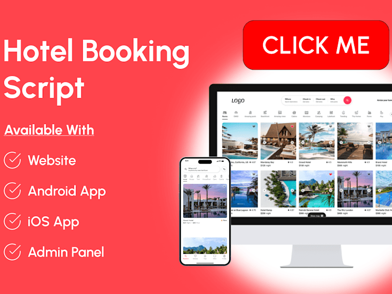 Cover image for Hotel Booking Application Script (Airbnb Clone)