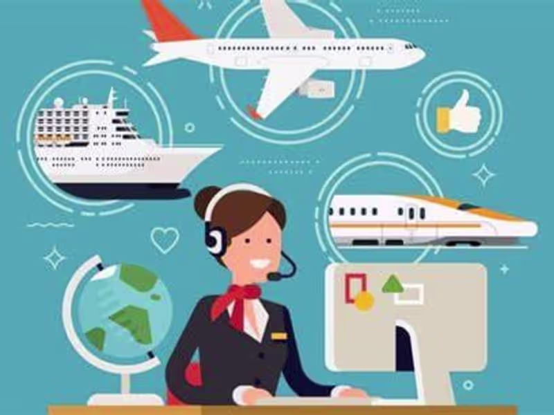 Cover image for Travel agent online