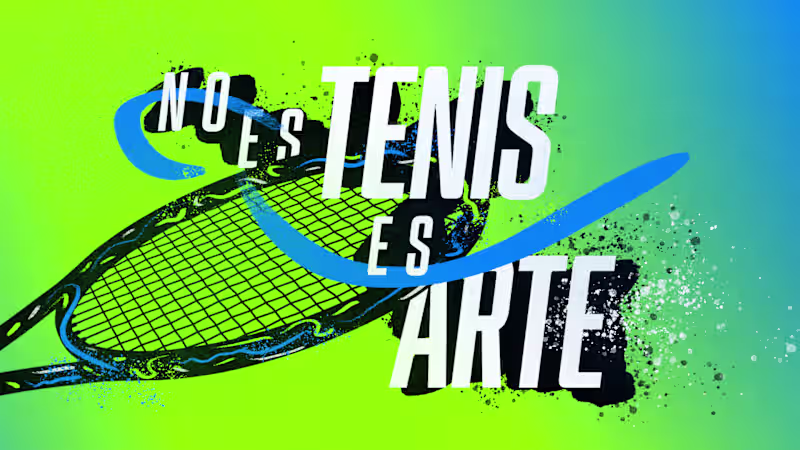 Cover image for US Open - ESPN. It’s not tennis, it’s art.
