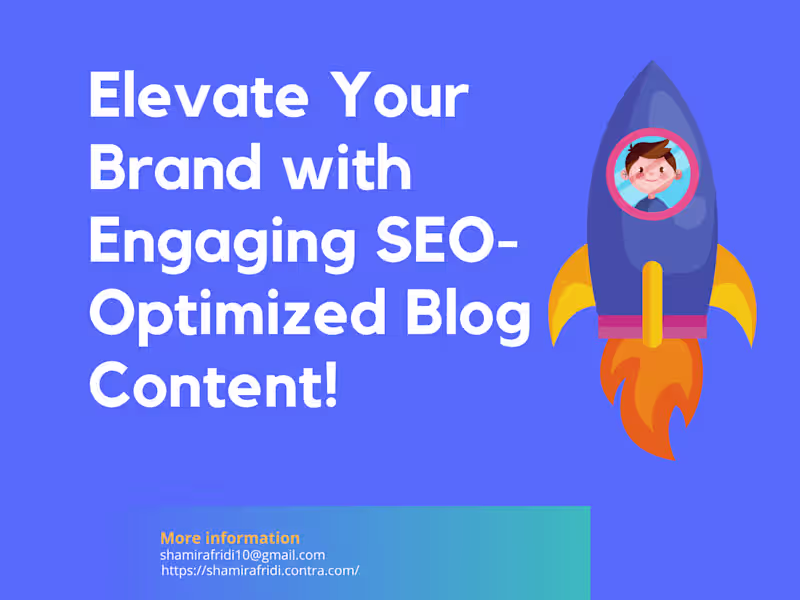 Cover image for SEO-Optimized Blog Writing