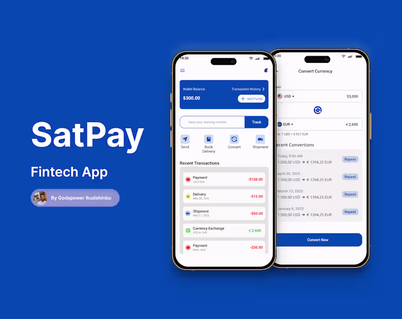 Cover image for SatPay Financial Mobile Application Development
