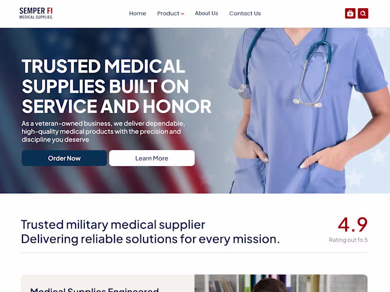 Cover image for Semper Fi Medical Supplies