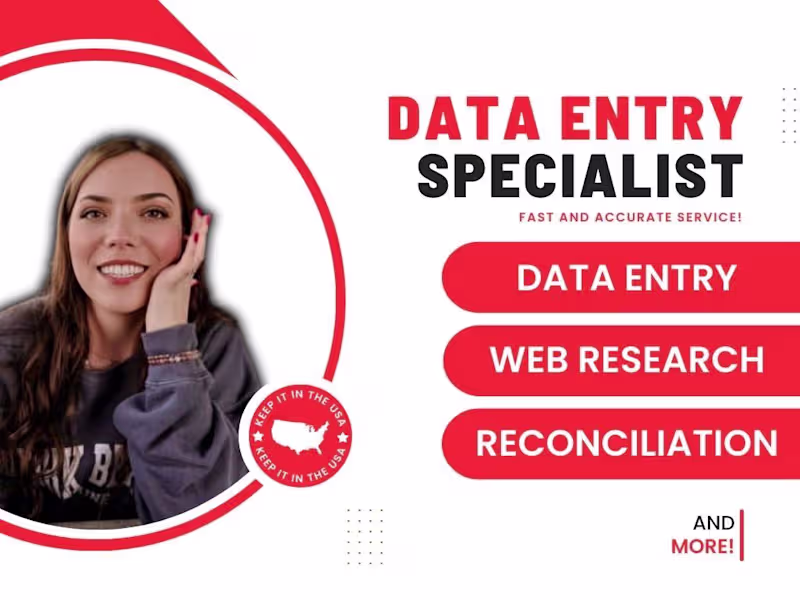 Cover image for Fast and Accurate Data Entry Specialist