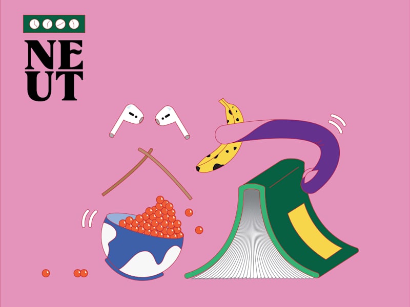Cover image for Neut magazine illustration