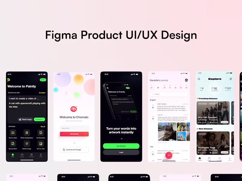 Cover image for Figma Product UI/UX Design