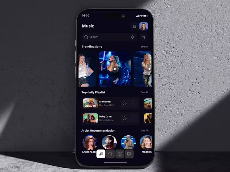Cover image for Music Mobile App