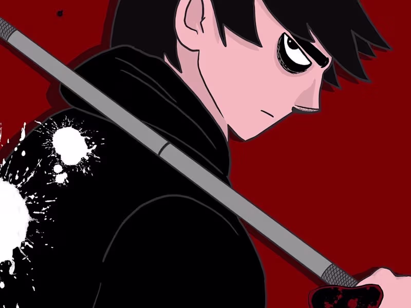 Cover image for Gabz on Instagram: “BLOODZ - cover art for a comic I made last …