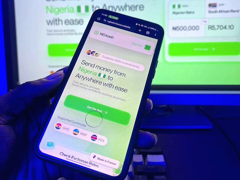 Cover image for NG Kash Fintech Website Design
