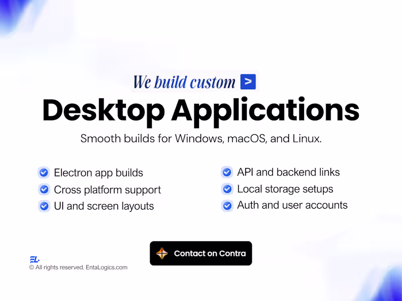 Cover image for We do Custom Desktop App Builds for Windows, macOS, and Linux