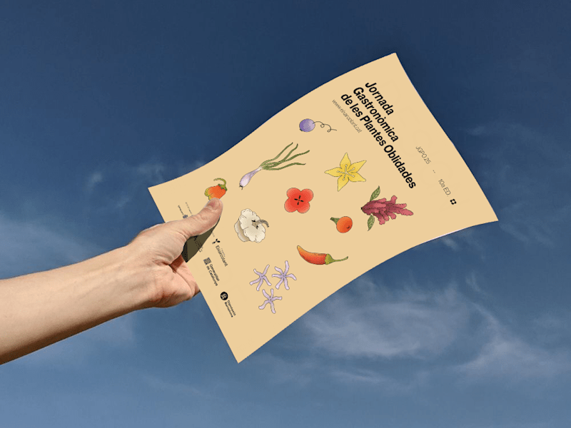 Cover image for Flyer Design- Jornada Gastronómica de les plantes Oblidades 