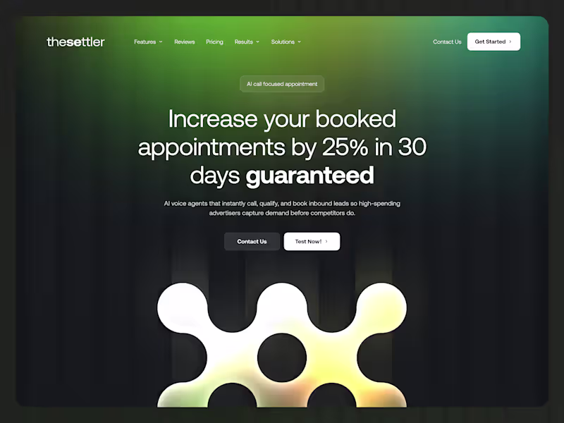 Cover image for AI Appointment Booking | Website Design Web Design | SaaS A ...