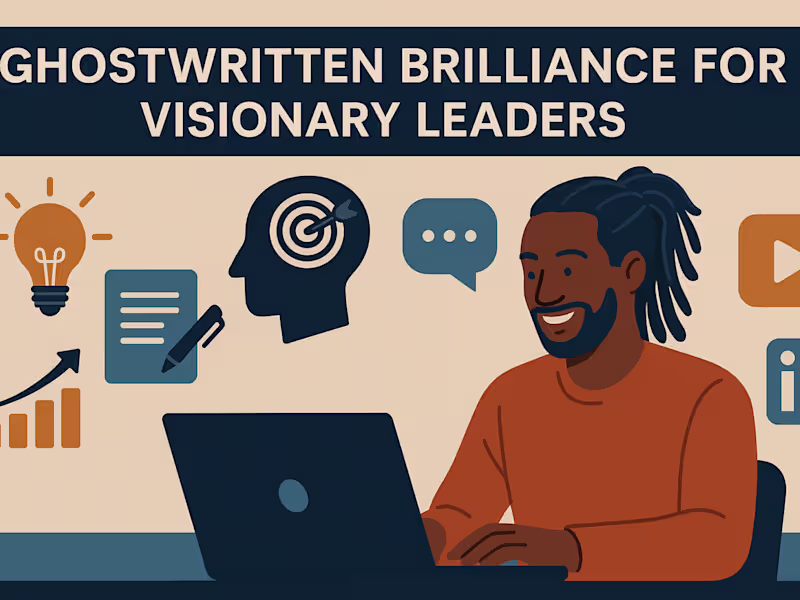 Cover image for Ghostwritten Brilliance for Visionary Leaders