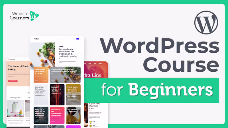 Cover image for WordPress 2022: The Complete WordPress Website Course
