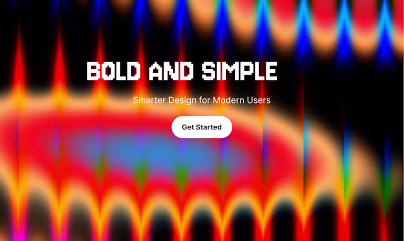 Cover image for Bold visuals with a clean,