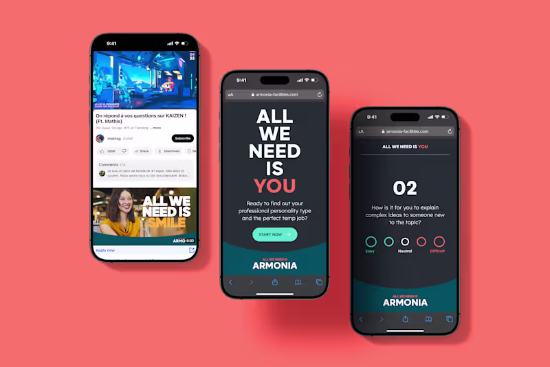 Cover image for Armonia - Jobmatcher App