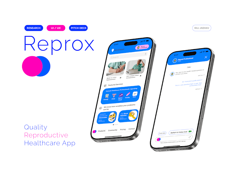 Cover image for ReproX / Reproductive Health App