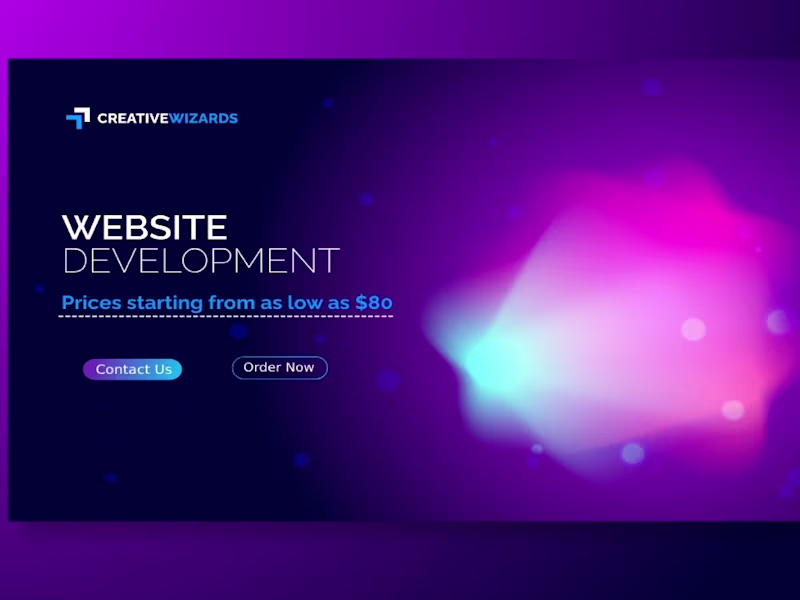 Cover image for I will create a custom website for you