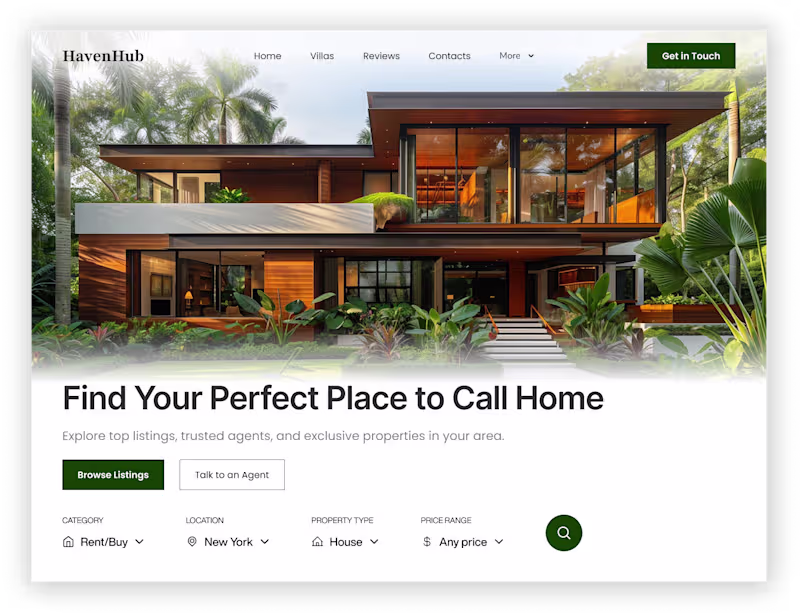 Cover image for HavenHub - Find Your Perfect Place to Call Home