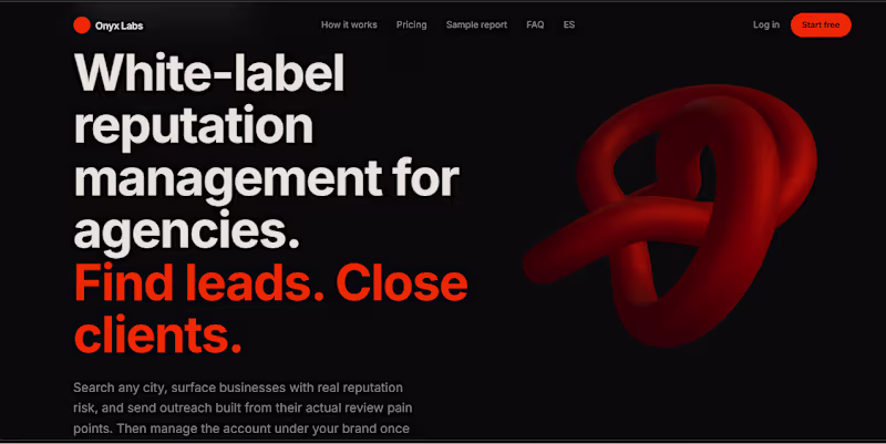 Cover image for Onyx Labs Agency — AI-powered