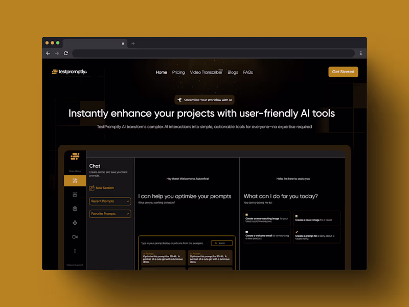 Cover image for Testpromptly- AI-Powered Automation & Content Creation Platform