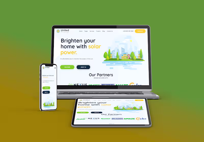 Cover image for Web Design and Brand Design for United Throngs