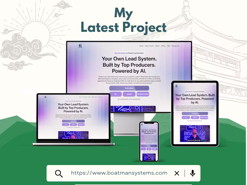 Cover image for Boatman – Framer Marketing & Automation Agency Website