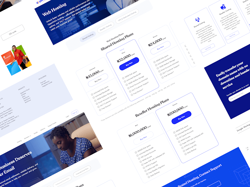 Cover image for Upperlink's Cloud Website Redesign