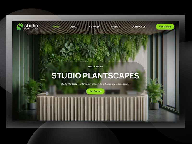 Cover image for Studio Plantscapes - WIX Studio Website