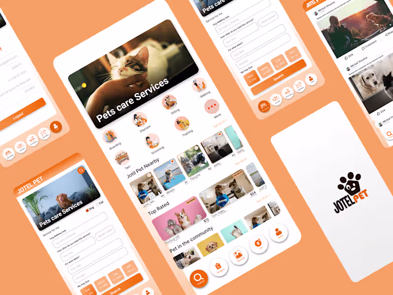 Cover image for Jotel Pet – Find Pet Care Services with Ease