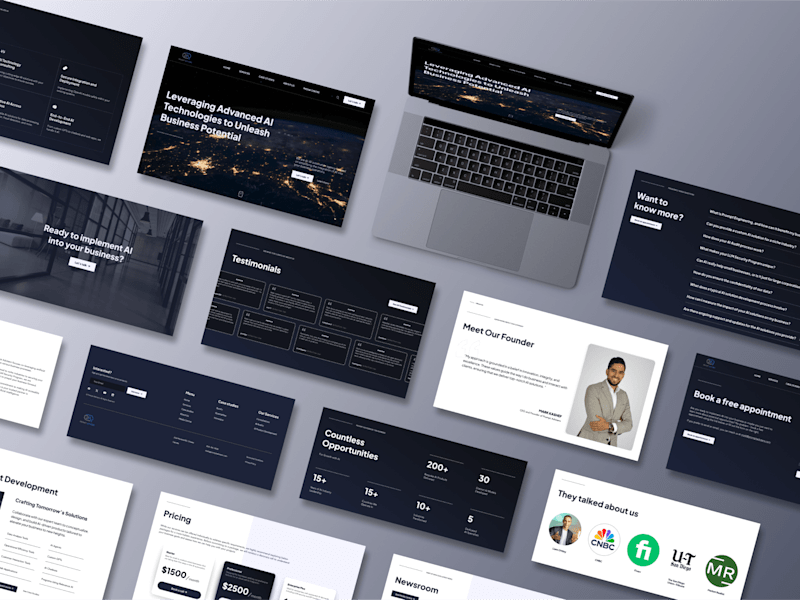 Cover image for Designed and developed a responsive website with UX/UI design