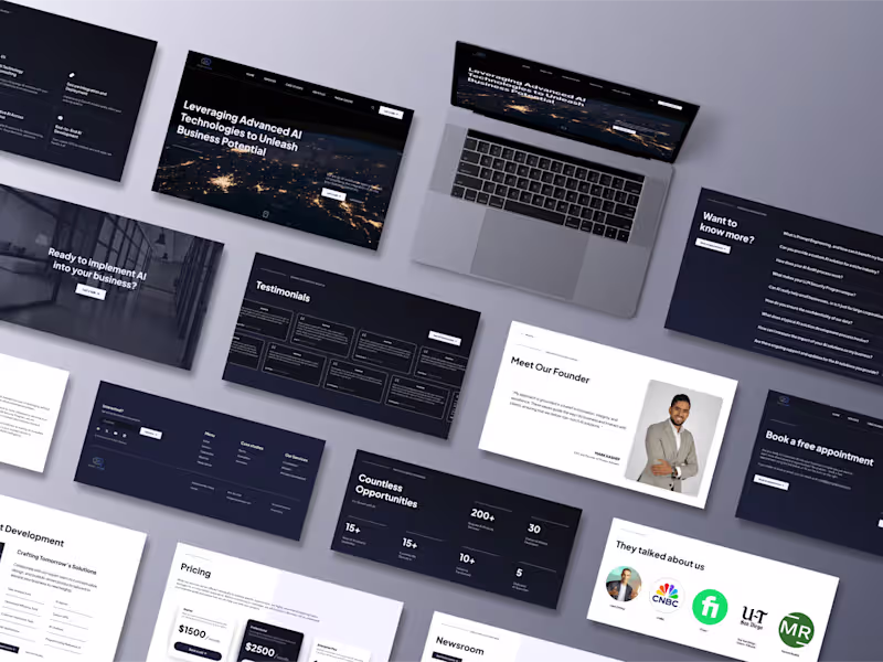 Cover image for Designed and developed a responsive website with UX/UI design