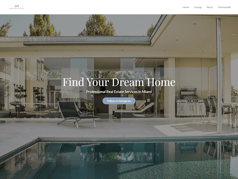 Cover image for Mariana Quinoa | Miami Real Estate Professional