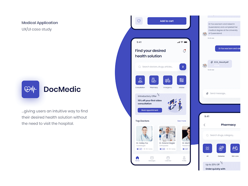 Cover image for DocMedic UX Case Study