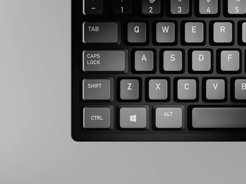 Cover image for Wireless Keyboard 3D Visualization & Animation | Blender
