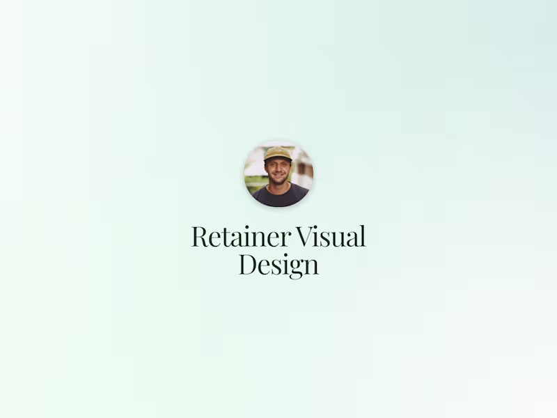 Cover image for Retainer Visual Design