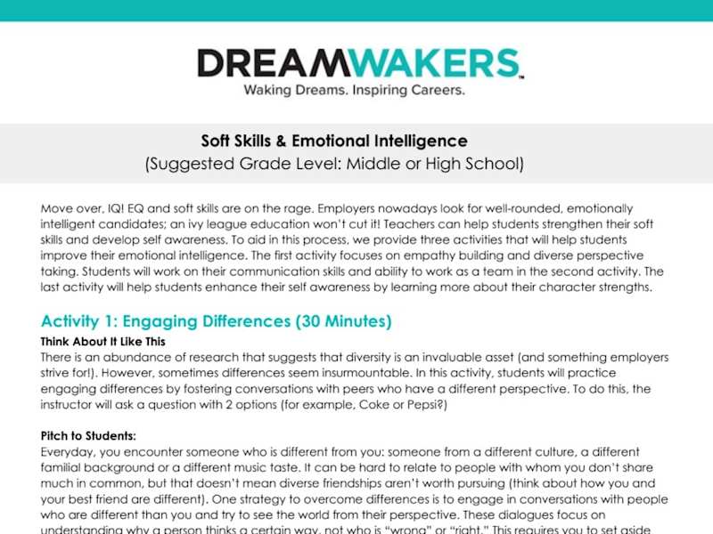 Cover image for Soft Skills & Emotional Intelligence Curriculum 