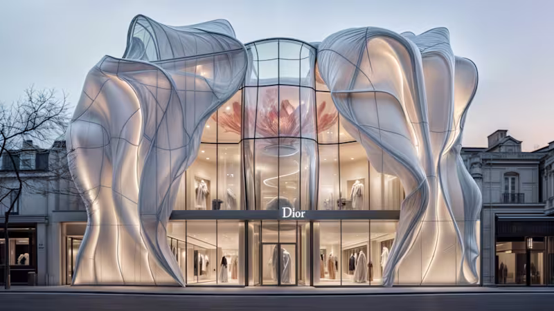 Cover image for Dior Storefront Facade | ComfyUI → Runway → Krea Reimagined ...