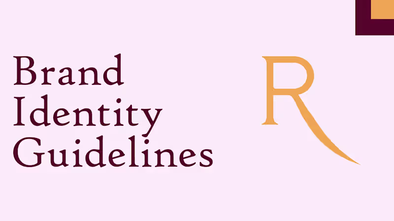 Cover image for Brand Identity Guidelines for Rixel Apparel