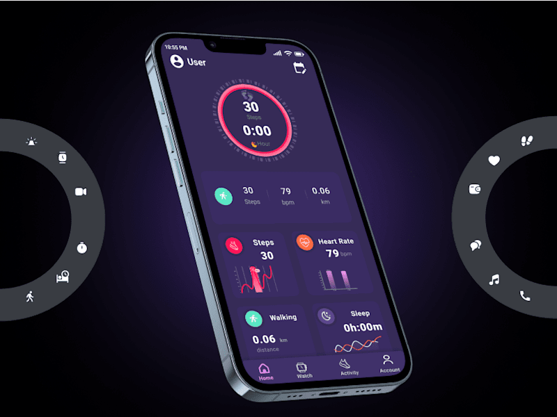 Cover image for Fitness Tracking App Design I UI/UX