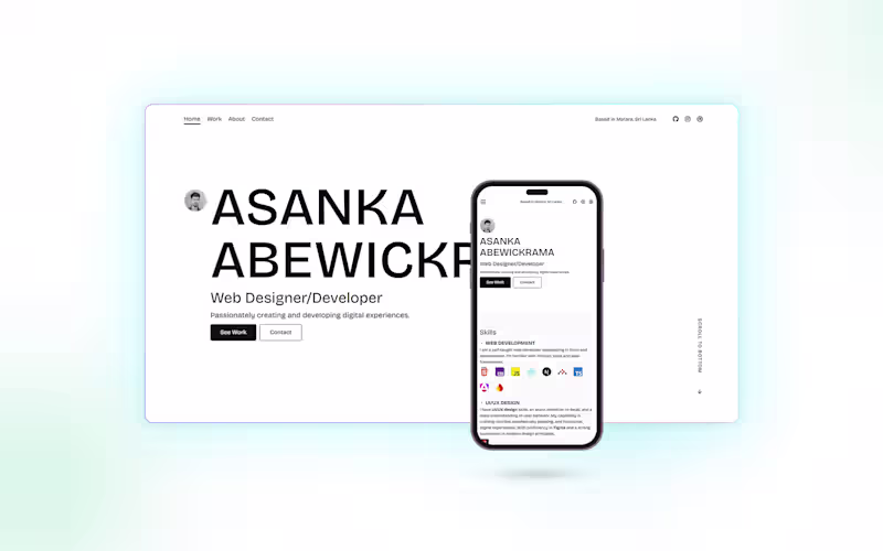 Cover image for Portfolio Website