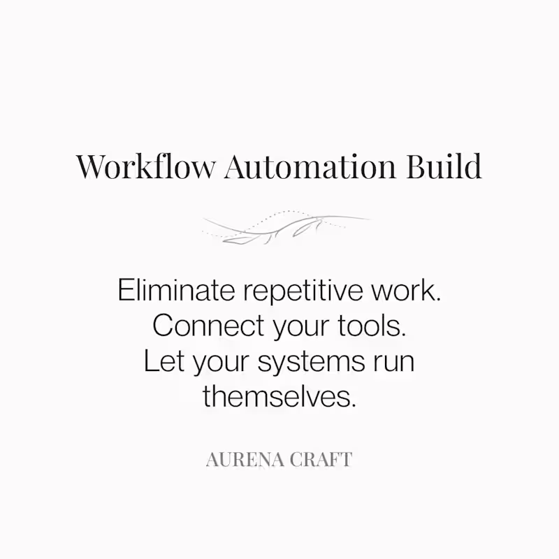 Cover image for Workflow Automation Build