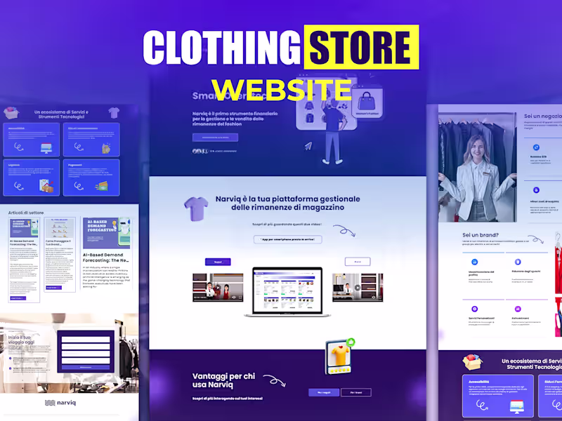 Cover image for A Comprehensive E-commerce Platform Website This project inv...